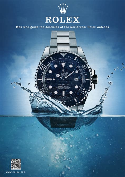 Rolex watch ads